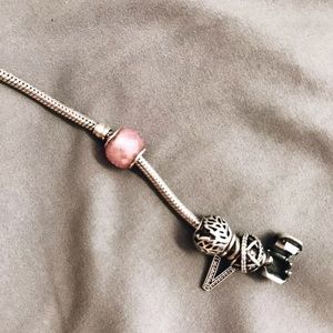 Pandora Charm (Pink Petit Facets)